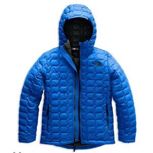The North Face® Boys' ThermoBall™ Quilted Royal Blue Puffer Jacket Big Kid's XL